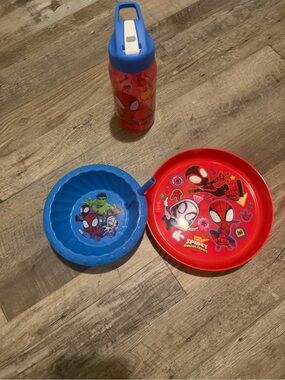 Spidey Kids 3-Piece Mealtime Set - Red & Blue